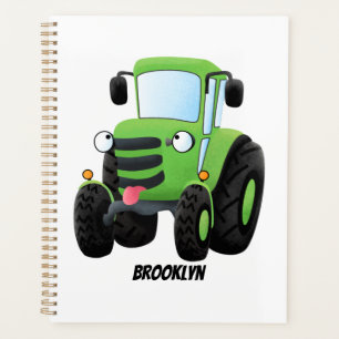 Agenda Ilustracion de personalizado de tractores de granj