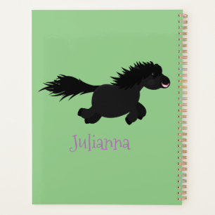 Agenda Ilustracion de personalizado del pony de Shetland