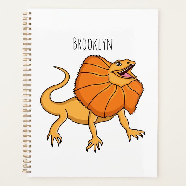 Agenda ilustracion de personalizado naranja (Anverso)
