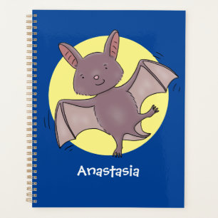 Agenda Ilustracion de personalizado volador de bate de be