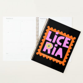 Agenda Ilustración de tipografía Arte