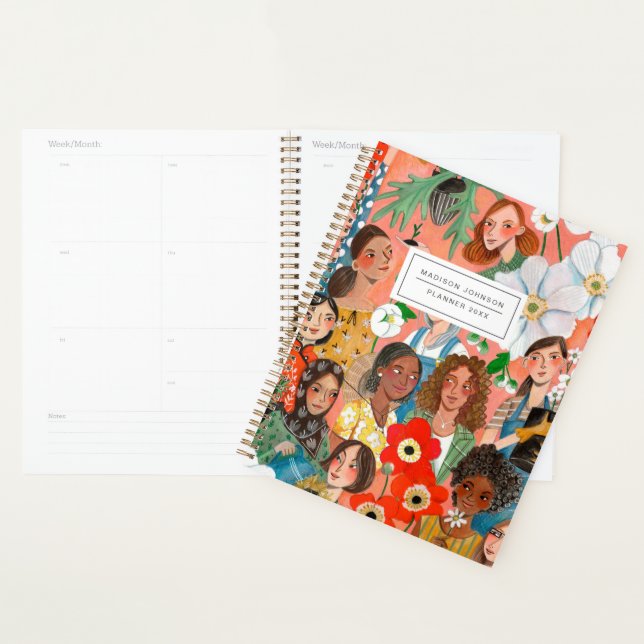 Agenda Ilustracion del Día Internacional de la Mujer (Demostración)