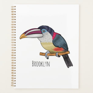 Agenda Ilustracion del personalizado de aves de Curl cres