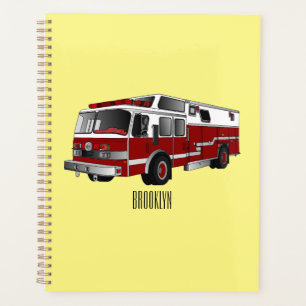 Agenda Ilustracion del personalizado del motor de fuego