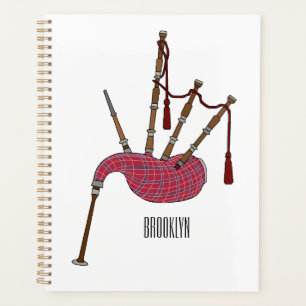 Agenda Ilustracion personalizado Bagpipes