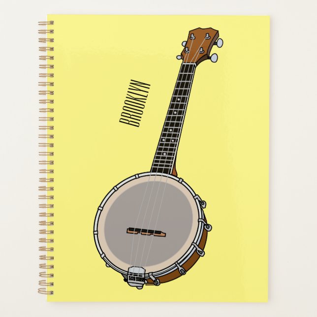 Agenda Ilustracion personalizado Banjo (Anverso)