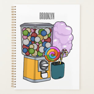 Agenda Ilustracion personalizado Candy