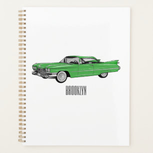 Agenda Ilustracion personalizado clásico de 1959