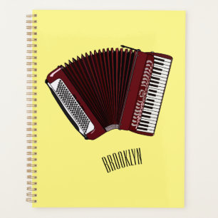 Agenda Ilustracion personalizado de acordeón