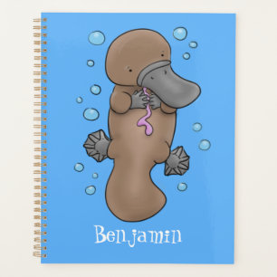 Agenda Ilustracion personalizado de bebé de plaquypus fel