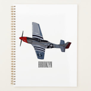 Agenda Ilustracion personalizado de bombarderos