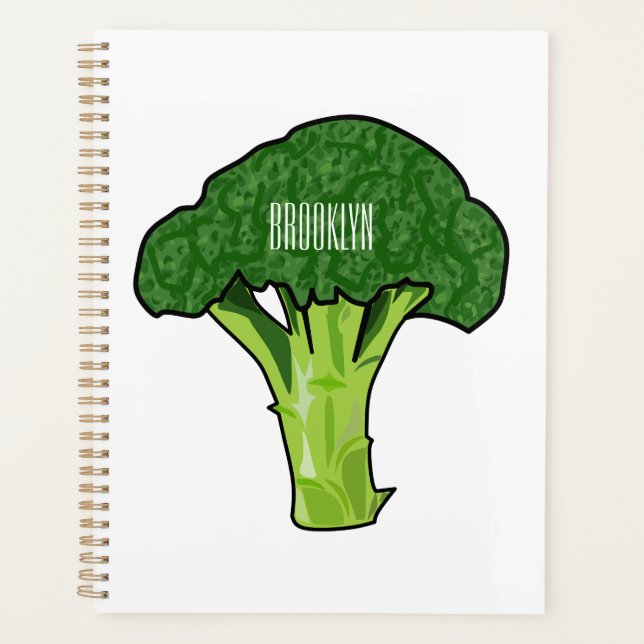 Agenda Ilustracion personalizado de Broccoli (Anverso)