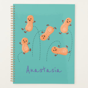 Agenda Ilustracion personalizado de cacahuetes de puenteo