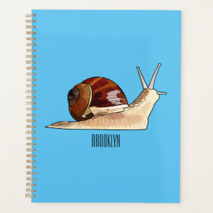 Agenda Ilustracion personalizado de caracoles