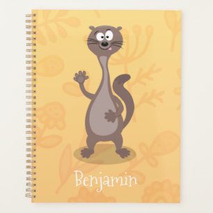 Agenda Ilustracion personalizado de comadreja divertida