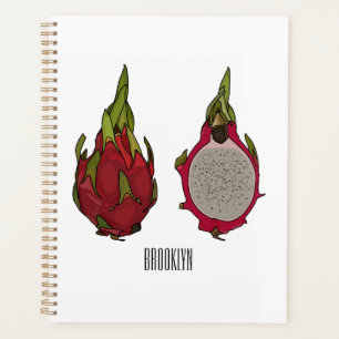 Agenda Ilustracion personalizado de fruta dragón