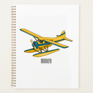 Agenda Ilustracion personalizado de hidroavión