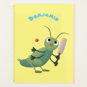 Agenda Ilustracion personalizado de insectos de cricket v