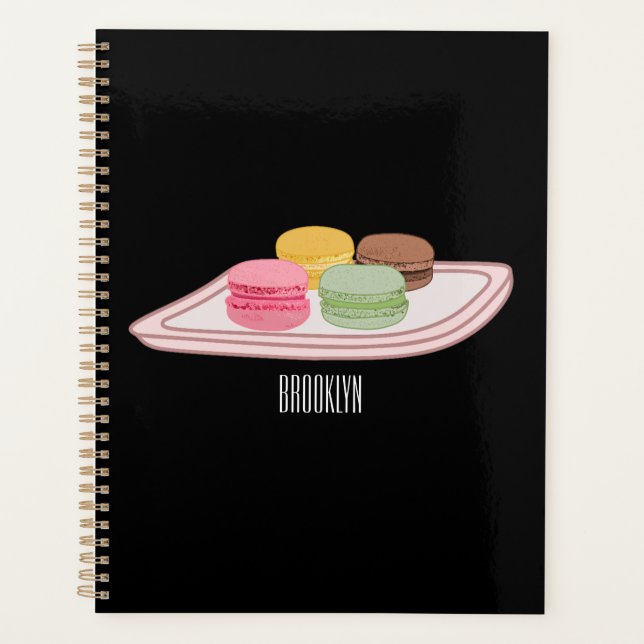 Agenda Ilustracion personalizado de Macaron (Anverso)