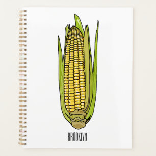 Agenda Ilustracion personalizado de maíz