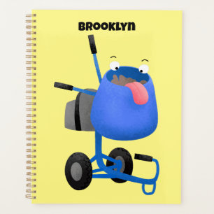Agenda Ilustracion personalizado de mezclador de cemento 