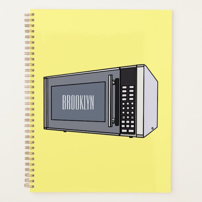 Agenda Ilustracion personalizado de microondas (Anverso)