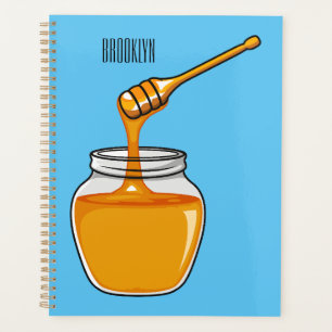 Agenda Ilustracion personalizado de miel