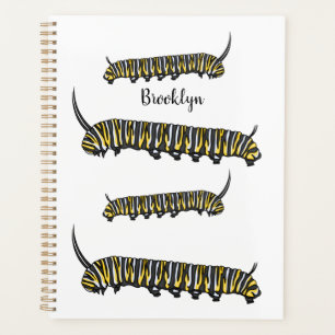 Agenda Ilustracion personalizado de oruga monarca