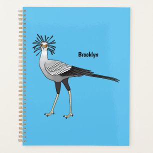 Agenda Ilustracion personalizado de pájaro de Secretario