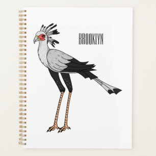 Agenda Ilustracion personalizado de pájaro de Secretario