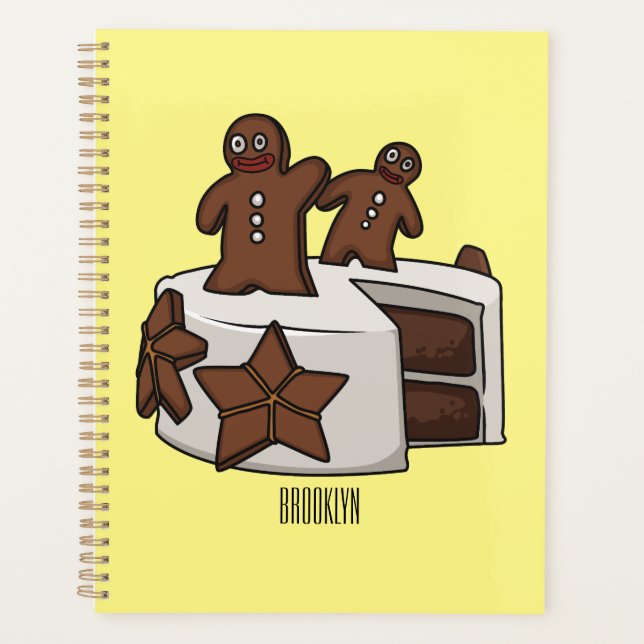 Agenda Ilustracion personalizado de pastel de pan de jeng (Anverso)