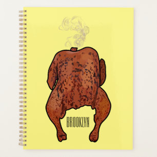 Agenda Ilustracion personalizado de pollo asado