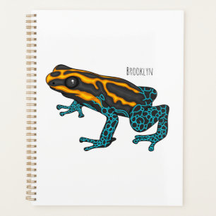 Agenda Ilustracion personalizado de rana darda venenosa