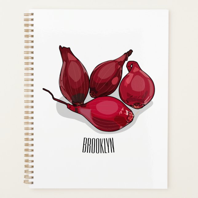Agenda Ilustracion personalizado de Shallot (Anverso)