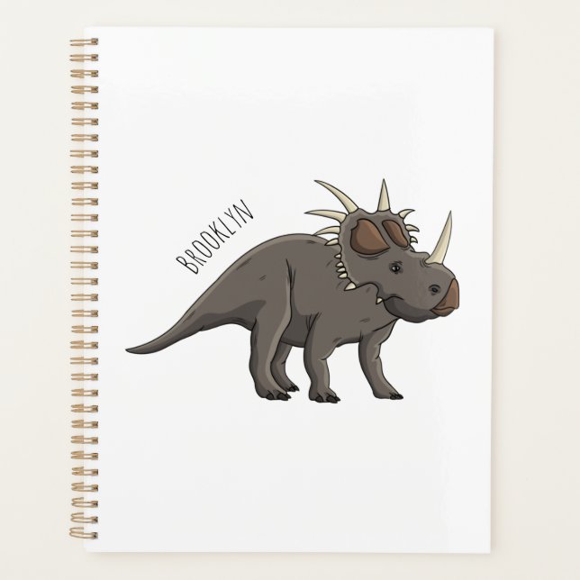 Agenda Ilustracion personalizado de Styracosaurus (Anverso)
