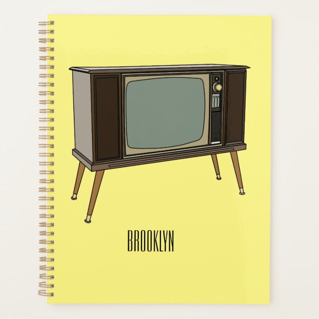 Agenda Ilustracion personalizado de televisión (Anverso)