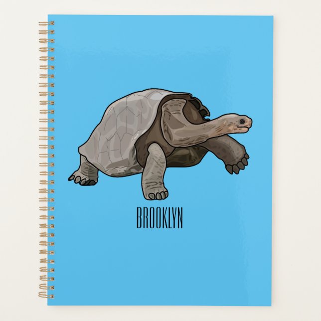 Agenda Ilustracion personalizado de tortugas de Galápagos (Anverso)