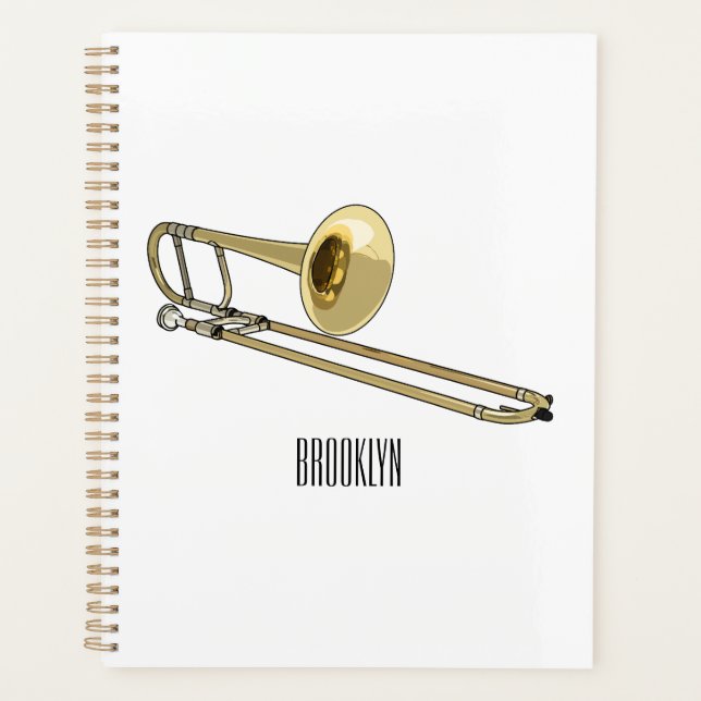 Agenda Ilustracion personalizado de Trombone (Anverso)