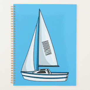 Agenda Ilustracion personalizado de velero