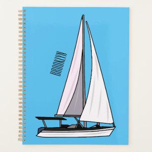 Agenda Ilustracion personalizado de velero