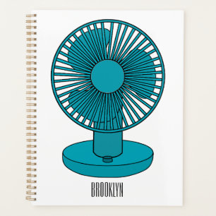 Agenda Ilustracion personalizado de ventilador