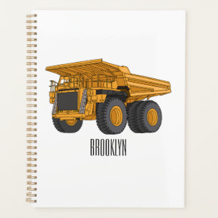 Agenda Ilustracion personalizado del camión de altura