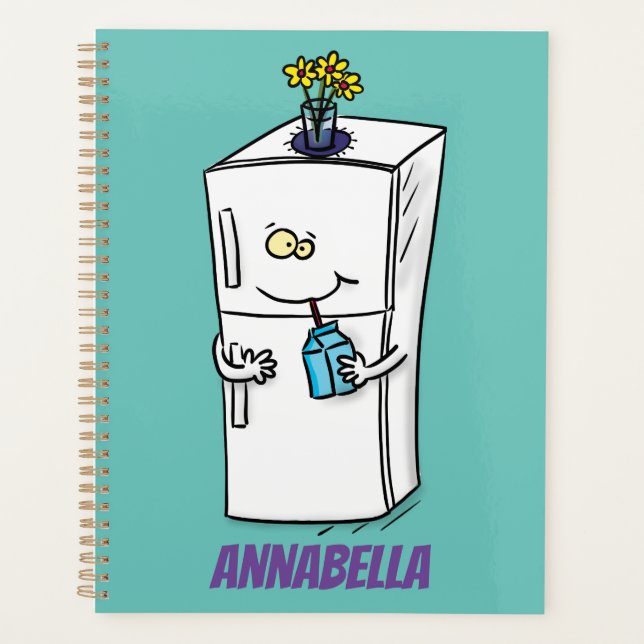 Agenda Ilustracion personalizado frigorífico divertido (Anverso)