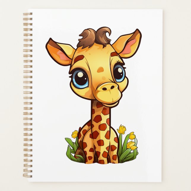 Agenda ilustracion personalizado giraffe (Anverso)