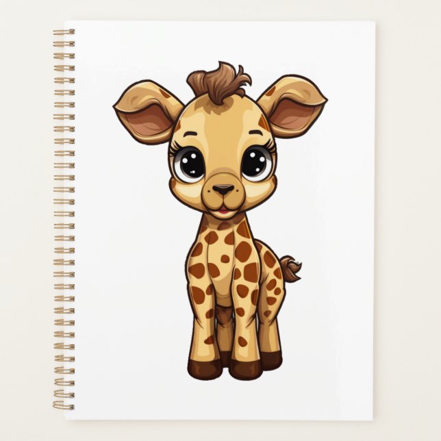 Agenda ilustracion personalizado giraffe (Anverso)