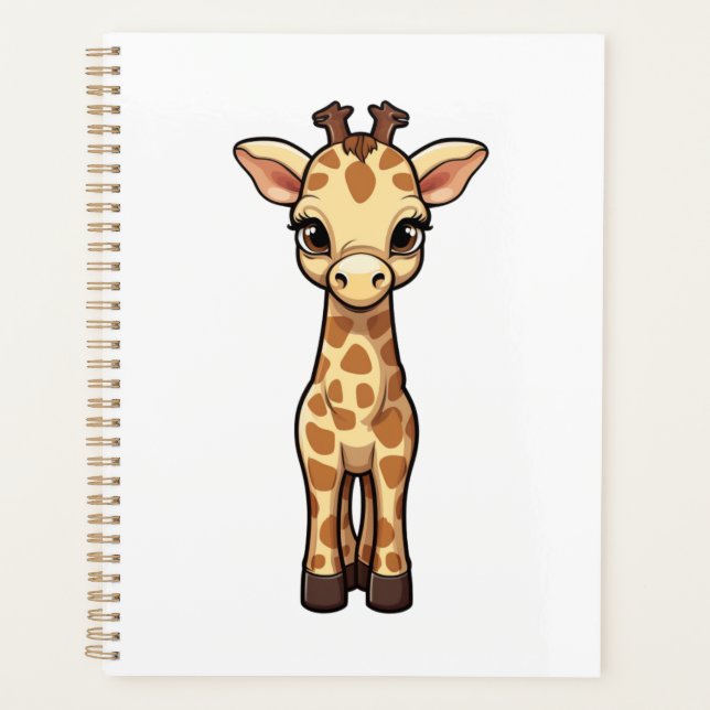 Agenda ilustracion personalizado giraffe (Anverso)
