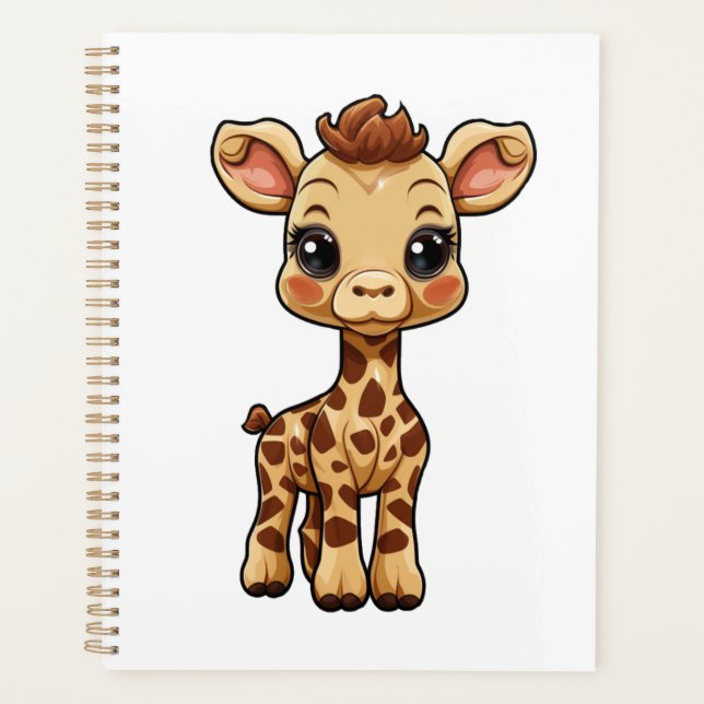 Agenda ilustracion personalizado giraffe (Anverso)