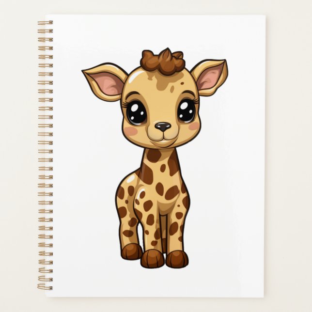 Agenda ilustracion personalizado giraffe (Anverso)