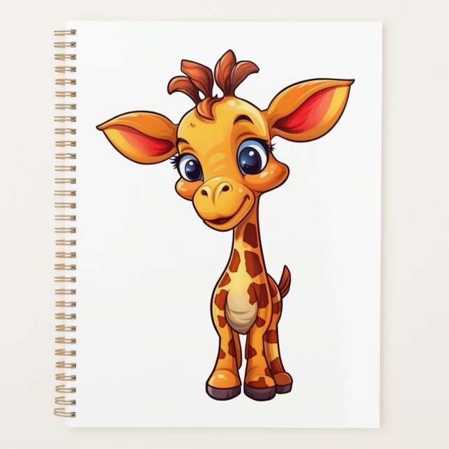 Agenda ilustracion personalizado giraffe (Anverso)