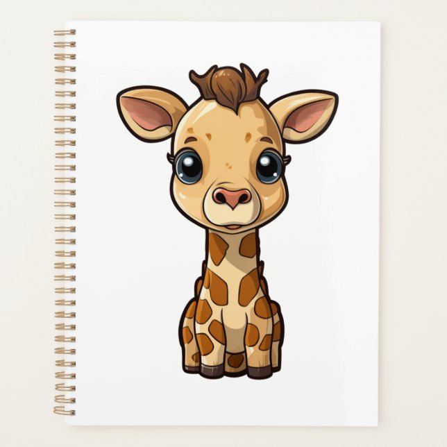 Agenda ilustracion personalizado giraffe (Anverso)